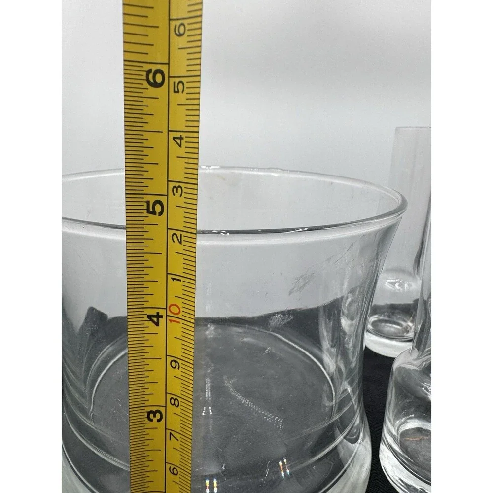 Vodka / Tequila / Liquor Shot Glass / Shooter 7 Piece Set with Ice Bowl / Bucket
